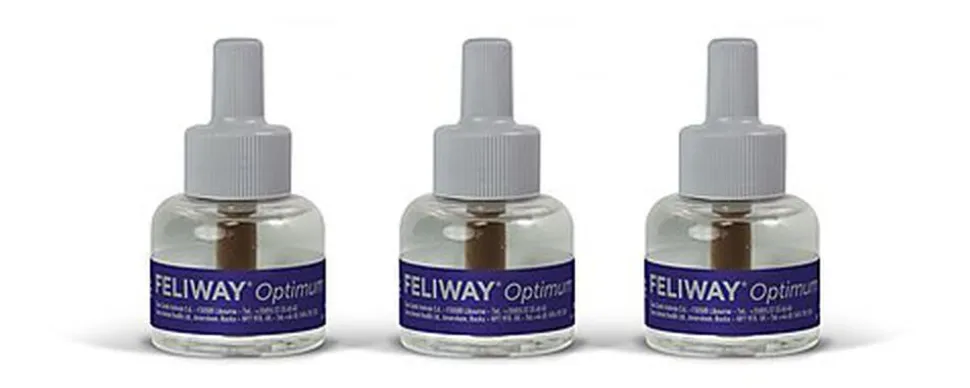 Ceva - Feliway Optimum Pack 3 Recharges pour Chat - 48ml