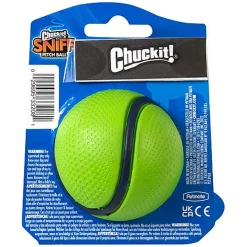 ChuckIt! - Balle Sniff Fetch Ball Beurre de Cacahouette pour Chiens - M