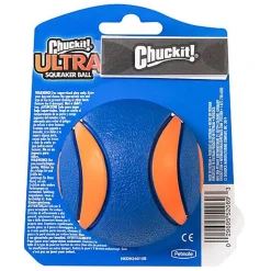 ChuckIt! - Balle Ultra Squeaker Ball Pour Chiens - L