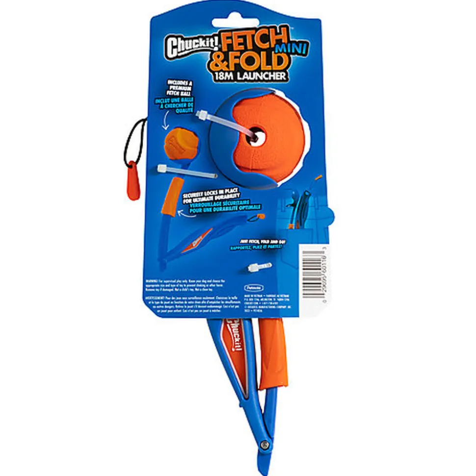 ChuckIt! - Mini Lanceur Pliable Fetch and Fold - 30cm