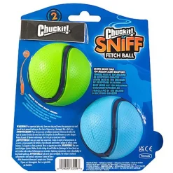 ChuckIt! - Pack 2 Balles Sniff Fetch Ball pour Chiens - M