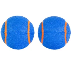ChuckIt! - Pack 2 Balles Squeaker Tennis Balls pour Chiens - M