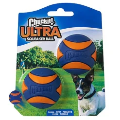 ChuckIt! - Pack 2 Balles Ultra Squeaker Ball pour Chiens - S