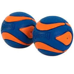 ChuckIt! - Pack 2 Balles Ultra Squeaker Ball pour Chiens - S