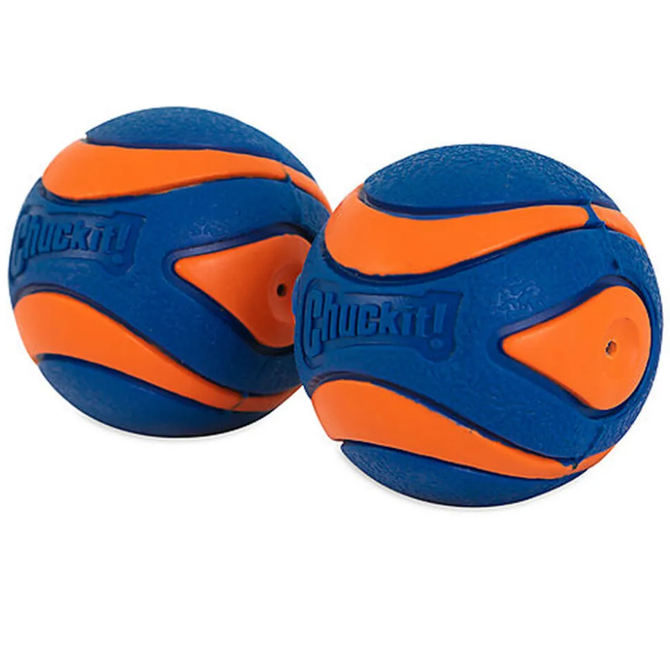 ChuckIt! - Pack 2 Balles Ultra Squeaker Ball pour Chiens - S