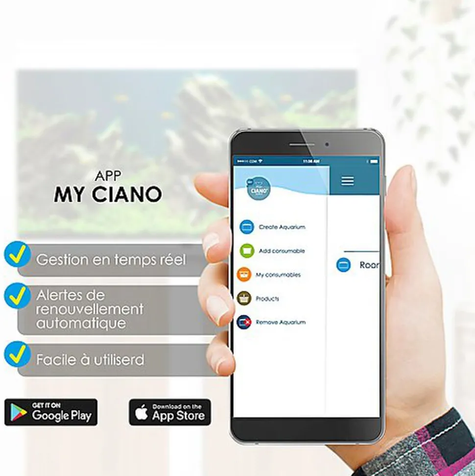 Ciano - Cartouches Bio-Bact pour Aquarium