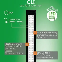 Ciano - Eclairage Led CLE 80 Noir pour Aquarium d'Eau Douce