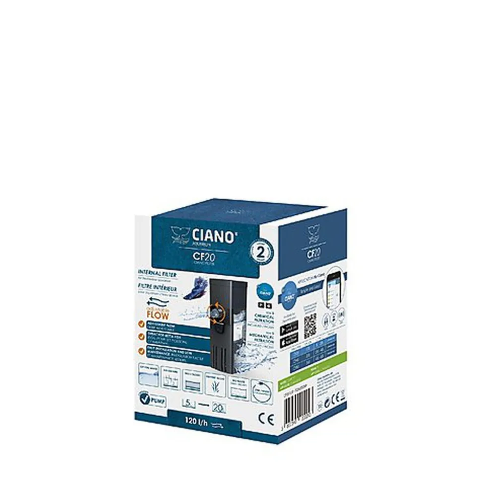 Ciano - Filtre Intérieur CF-20 pour Aquarium