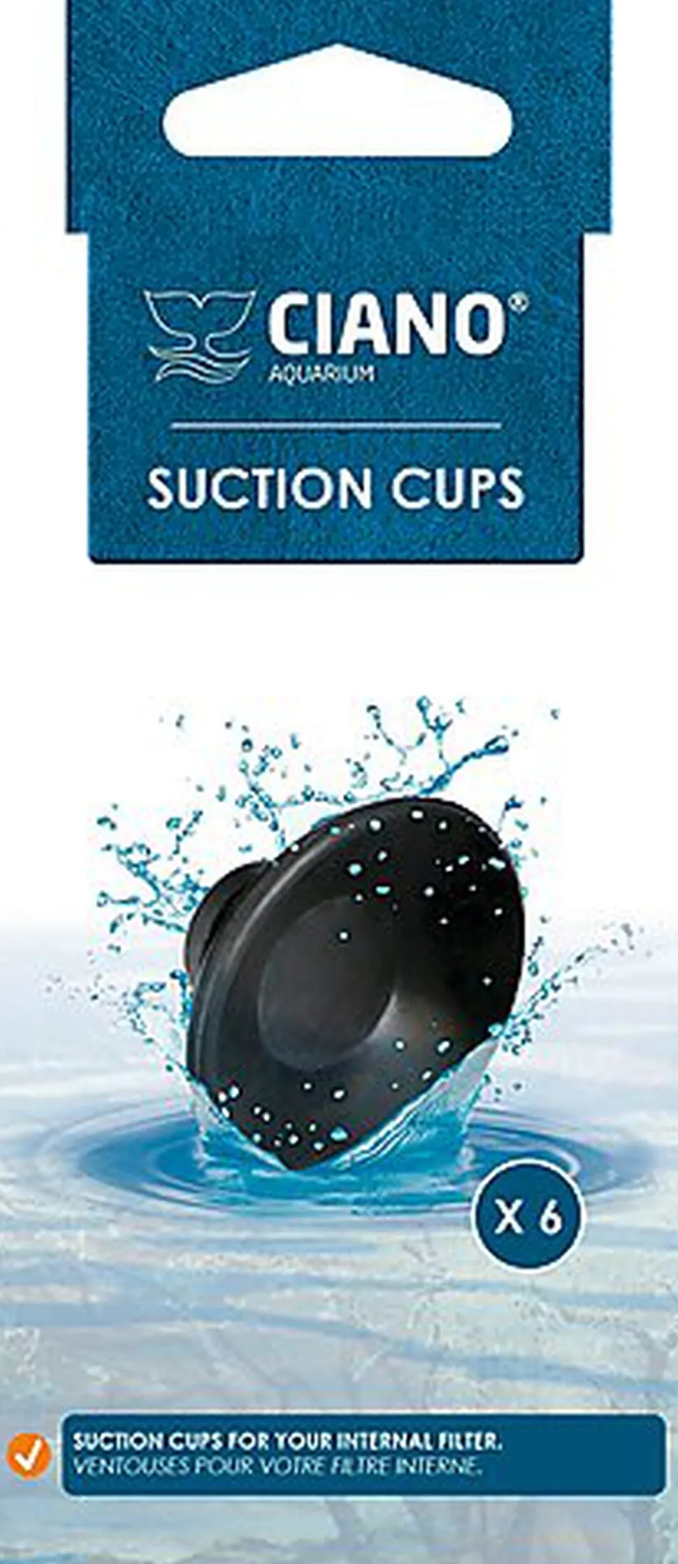 Ciano - Lot de Ventouses pour Filtres CF20/40/80 - x6