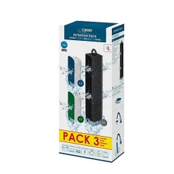 Ciano - Pack 3 Mois de Cartouches WaterClear pour Filtre Aquarium - L