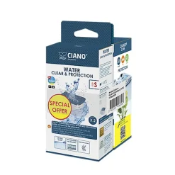 Ciano - Pack Cartouche Water Clear & Protection pour Aquarium - S