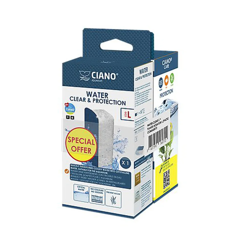 Ciano - Pack Cartouche Water Clear & Protection pour Aquarium - L