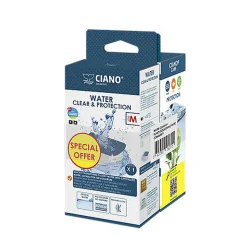 Ciano - Pack Cartouche Water Clear & Protection pour Aquarium - M