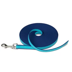 Coachi - Laisse de Dressage Waterproof Bleu pour Chiens - 10m