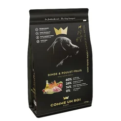 Comme Un Roi - Croquettes à la Dinde et Poulet Frais pour Chiot