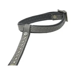 Comme Un Roi - Harnais et Laisse Cuir So Nature Gris pour Chat - TU