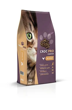 Croc Pro - Croquettes Poulet pour Chatons - 6kg
