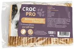Croc Pro - Sticks Torsadés 7/8mm pour Chiens - x100