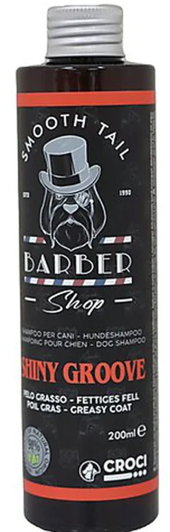 Croci - Après-Shampoing BARBERSHOP Shiny Groove Poil Gras pour Chien - 200ml