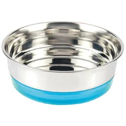 Croci - Bol en Acier Fluo Azur pour Chats