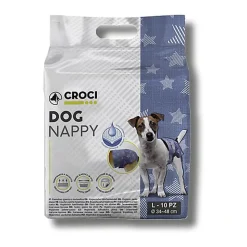 Croci - Couches Jetables Dog Nappy Diaper Jeans pour Chien