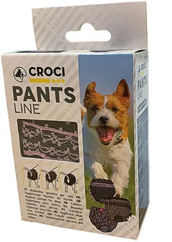 Croci - Culotte Hygéniques Pois M pour Chiens - 30/35cm