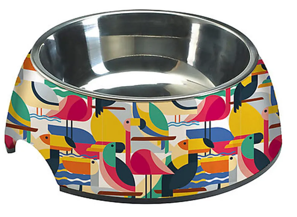 Croci - Gamelle Mélamine Toucan pour Chiens