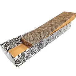Croci - Griffoir Homedecor Animalier Zèbre pour Chat - 43cm