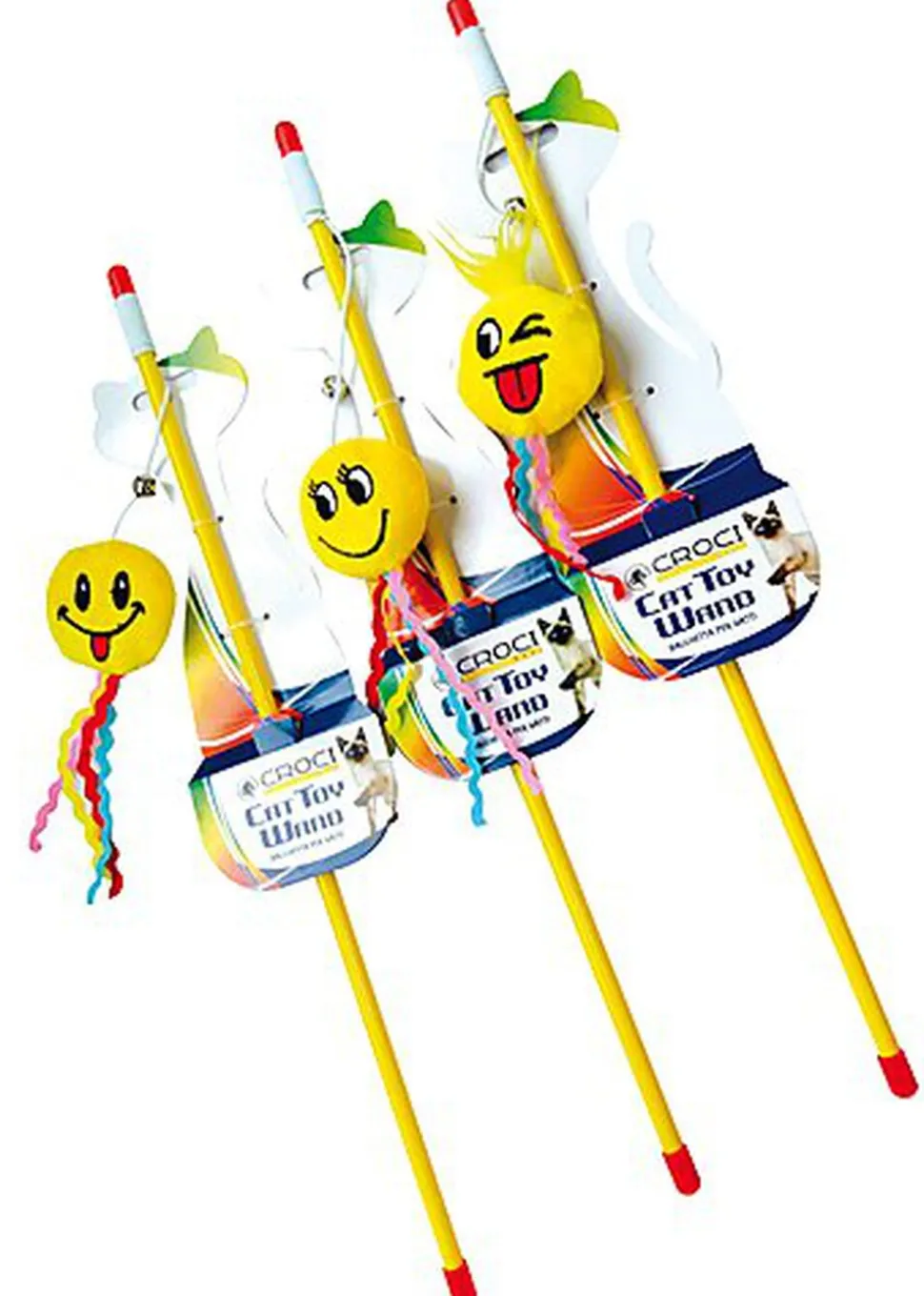 Croci - Jouet Baguette Smile pour Chats - 46cm