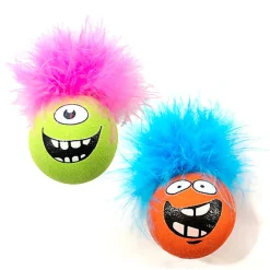 Croci - Jouet Balle Monster pour Chats - 4,5cm