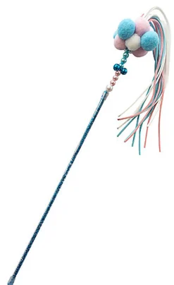 Croci - Jouet Canne à pêche Sceptre pour Chats - 40cm