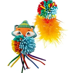 Croci - Jouet Doux Pompon pour Chats - 9cm