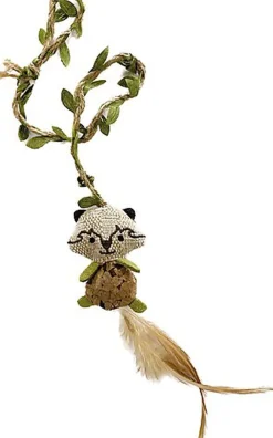 Croci - Jouet LEAVES à Suspendre Catnip en Liège pour Chats - 7cm