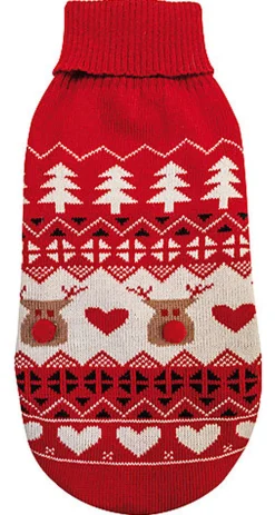 Croci - Pull De Noël Sweater Xmas Deerhappy Pour Chiens