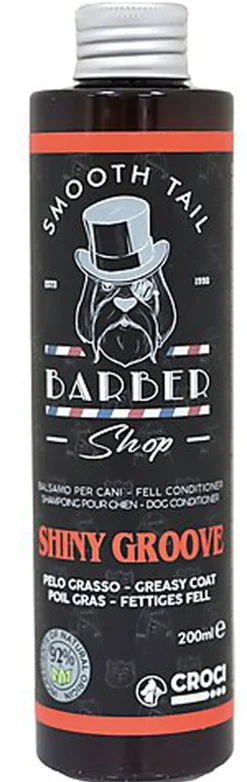 Croci - Shampoing BARBERSHOP Shiny Groove Poils Gras pour Chien - 200ml