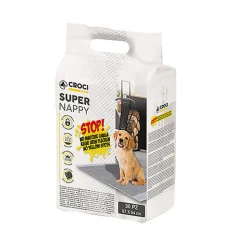 Croci - Tapis Hygiénique Super Nappy Charbon Actif pour Chiot