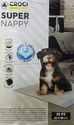 Croci - Tapis Hygiénique Super NAPPY x50 - 90x60cm