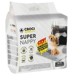 Croci - Tapis Hygiénique Super NAPPY Charbon Actif (x40)