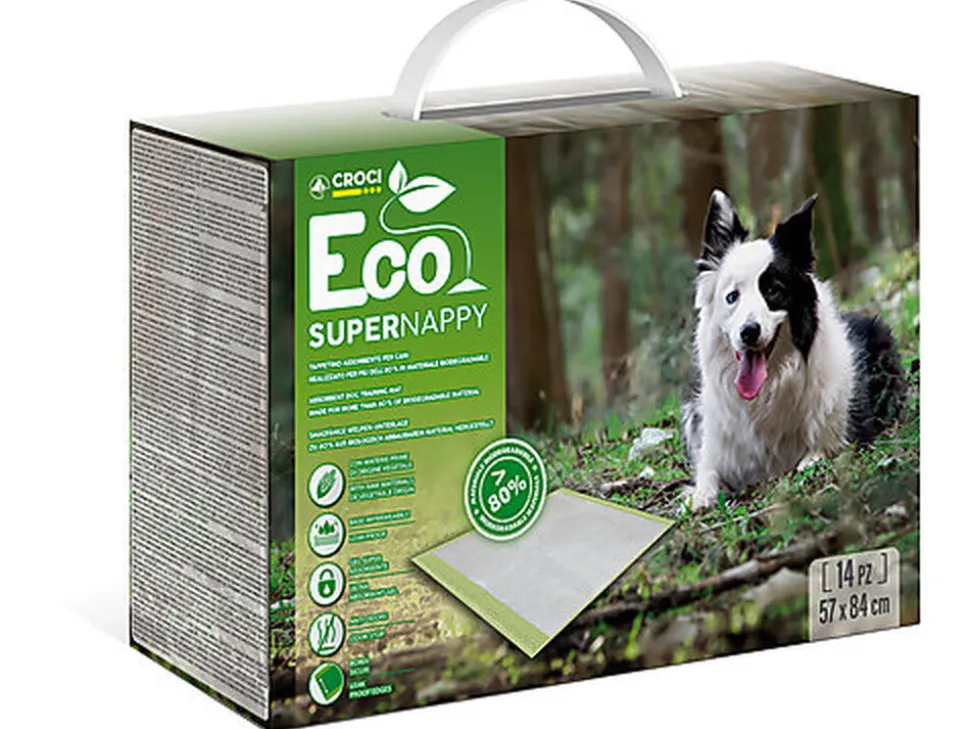 Croci - Tapis Hygiénique SUPER NAPPY ECO x14 - 57x84cm