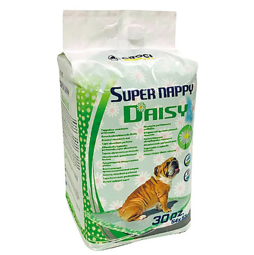 Croci - Tapis Hygénique Super Nappy Daisy pour Chiots - 57x54cm
