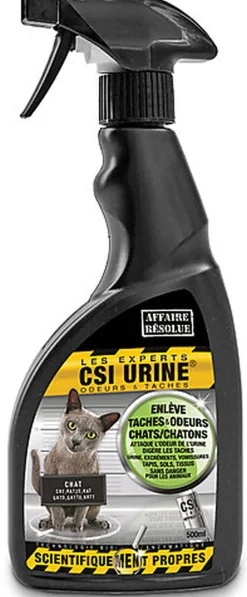 CSI Urine - Nettoyant Enzymatique pour Chat - 500ml