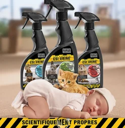 CSI Urine - Nettoyant Enzymatique pour Chat - 500ml