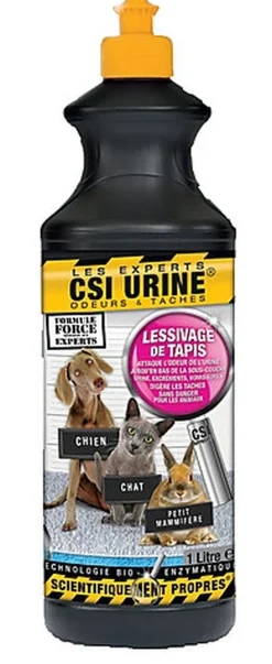 CSI Urine - Nettoyant Lessivage de Tapis - 1L