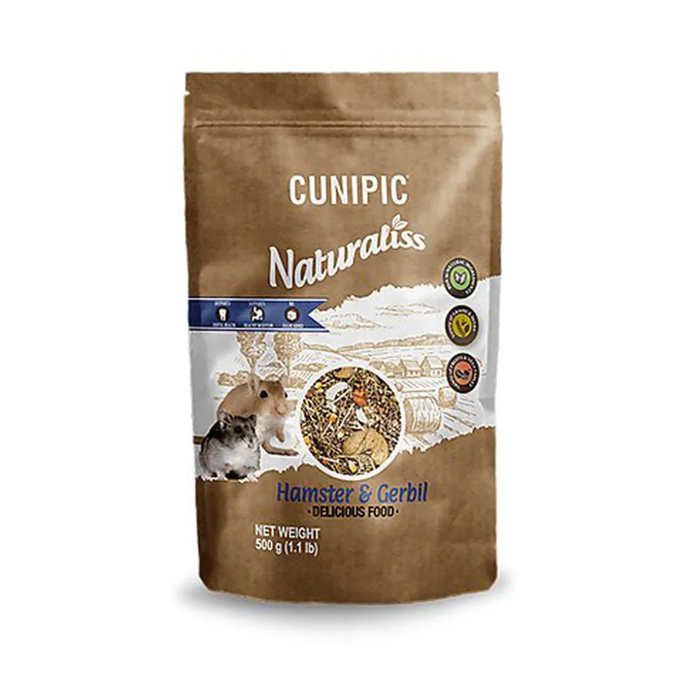 Cunipic - Aliment Naturaliss pour Hamsters & Gerbilles - 500g