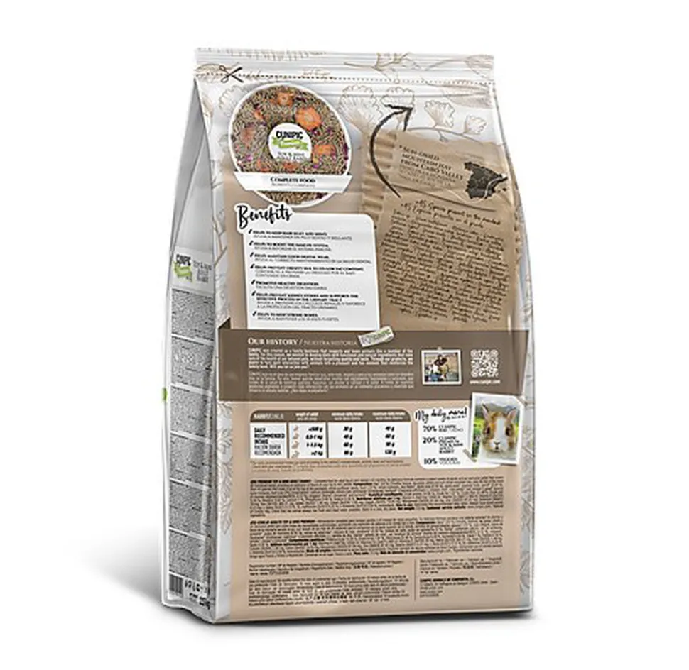 Cunipic - Aliment Toy & Mini Adult Rabbit Natural pour Lapins - 2,5Kg