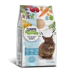 Cunipic - Aliment Toy & Mini Junior Rabbit Natural pour Lapereaux