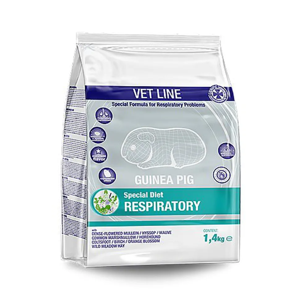 Cunipic - Aliment Vet Line Respiratory pour Cochons d'Inde - 14kg