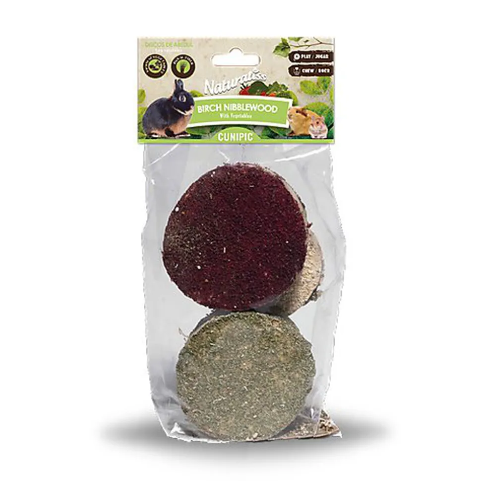 Cunipic - Disques de Bouleau Naturaliss aux Légumes - 200g