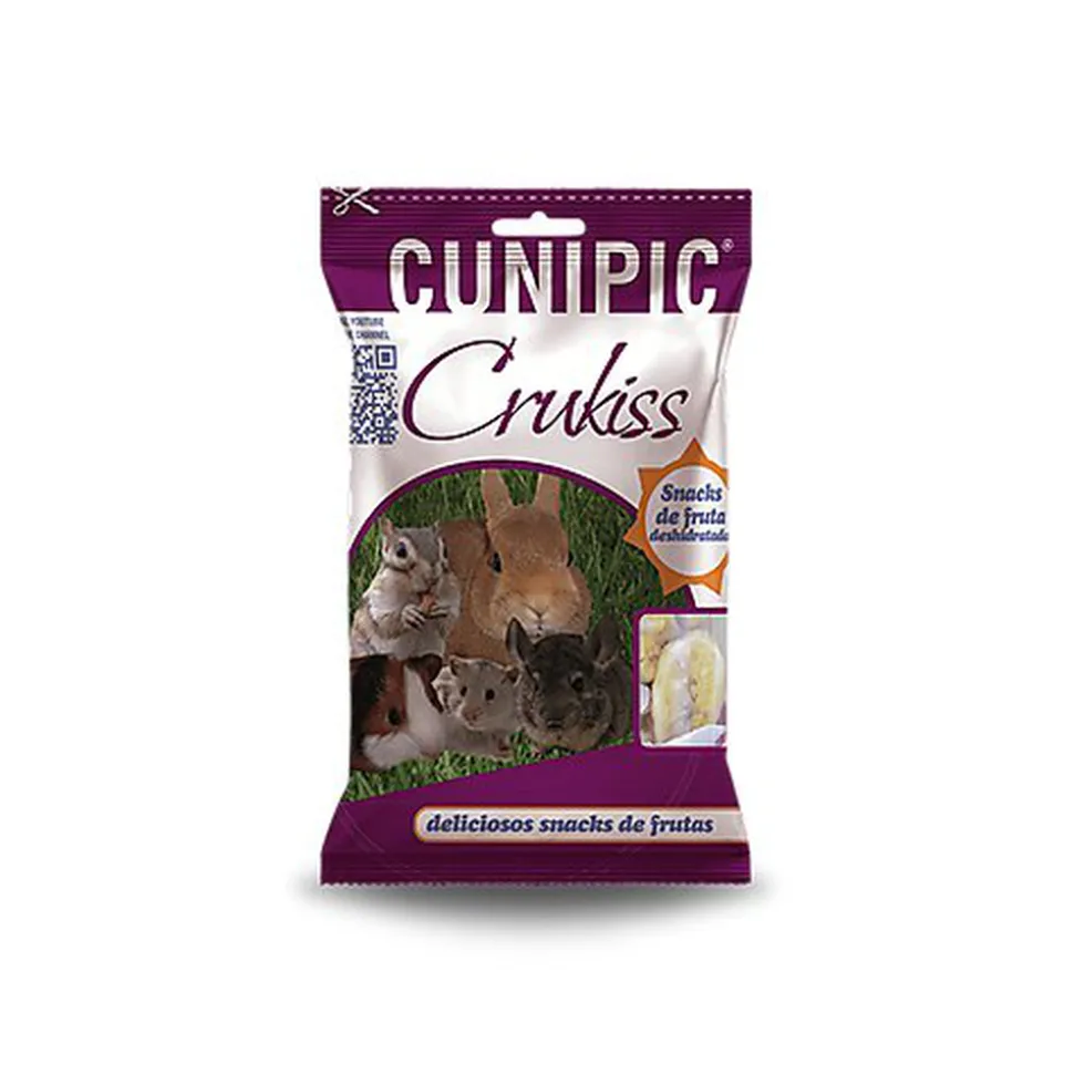 Cunipic - Friandises Crukiss Fruits Secs pour Rongeurs et Lapins - 100g