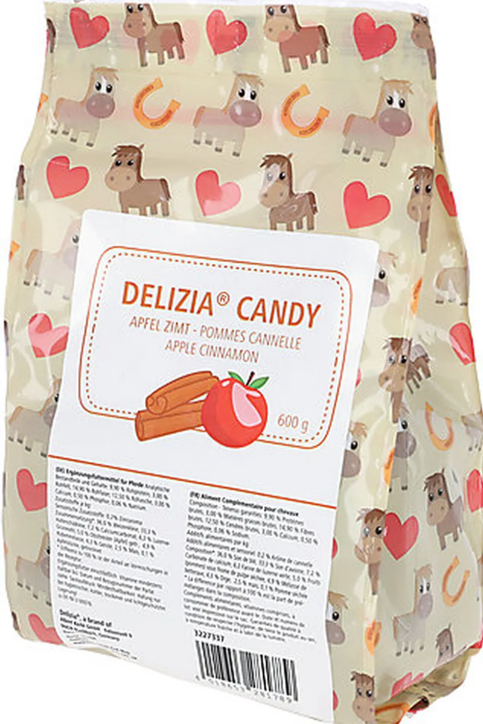 Delizia - Friandises Candy pom./cann - 600 g